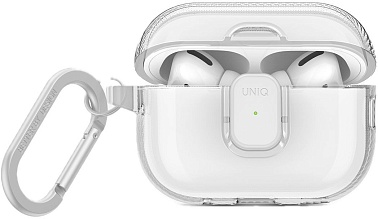 Uniq Glase PRO TPU Lock Glossy для AirPods Pro 2, прозрачный (AIRPODSPRO2-GLSPGCLR)