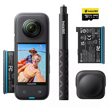 Экшн-камера Insta360 X3 Adventure Kit Bundle, черный