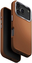 Чехол Uniq Lyden Premium Leatherette с MagSafe для iPhone 17 Pro Max, коричневый (IP6.9P(2025)-LYDMCML)