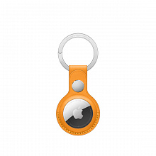 Брелок для Apple AirTag с кольцом для ключей, кожа, «золотой апельсин» (MM083ZM/A)