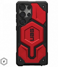 Чехол UAG Monarch Pro Series with MagSafe для Samsung Galaxy S25 Ultra, красный (Crimson) 214461119494