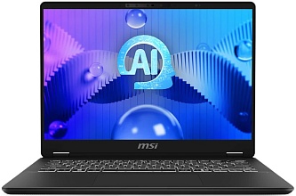 Ноутбук MSI Prestige 14 AI Evo C1M (Intel Core Ultra 5 125H, Intel Arc Graphics) 16ГБ, 512ГБ SSD, Windows 11 Professional, черный (9S7-14N111-070)