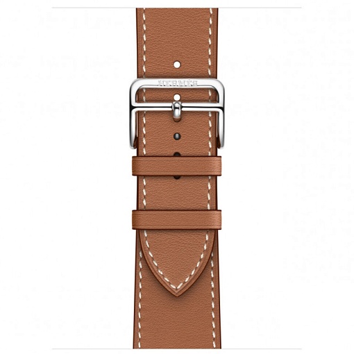 Apple Watch Hermes Series 11 42mm Silver Titanium Case with Single Tour