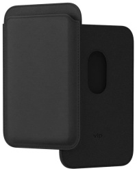 Картхолдер VLP из экокожи с MagSafe, черный (7930110934403)