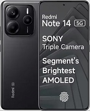 Смартфон Xiaomi Redmi Note 14 5G 8/128 Гб, черный (Titan Black)