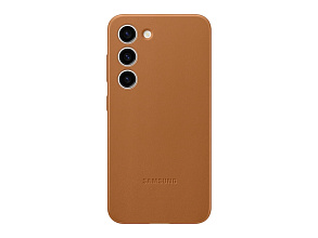 Чехол Samsung Galaxy S23 Leather Case EF-VS911LAEGRU, бежевый