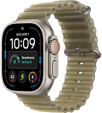 Apple Watch Ultra 4 (2026) 49mm Natural Titanium Case with Translucent Kelp Ocean Band