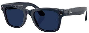 Умные очки Ray-Ban Meta (Gen 2) Wayfarer S50 (M), Shiny Cosmic Blue/Transitions Sapphire (6628MF50)