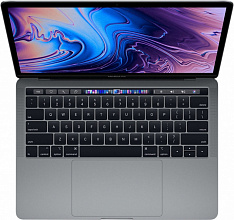 Ноутбук Apple MacBook Pro 13 with Retina display and Touch Bar Mid 2019 (Intel Core i5 1400 MHz/13.3"/2560x1600/8GB/128GB SSD/DVD нет/Intel Iris Plus Graphics 645/Wi-Fi/Bluetooth/macOS) MUHN2 (Серый космос)