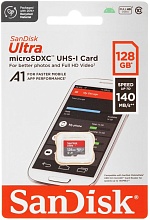 SanDisk Ultra microSDXC 128 ГБ, (SDSQUAB-128G-GN6MN)