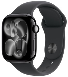 Ремешок Apple Watch 42мм Black Sport Band - M/L (MXLK3FE/A)