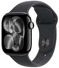 Ремешок Apple Watch 42мм Black Sport Band - M/L (MXLK3FE/A)