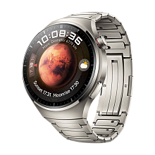 Смарт-часы HUAWEI WATCH 4 Pro, (55020APC) титановый серебристый