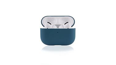 Силиконовый чехол VLP Silicone Case Soft Touch для Apple AirPods Pro 2, темно-синий цвет