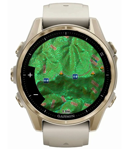 Часы Garmin Fenix 8 43mm Amoled Sapphire Soft Gold