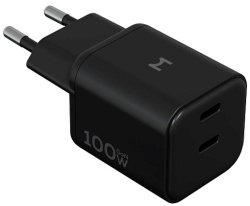 Сетевое зарядное устройство Magssory Nano Pro 100W GaN, с функцией быстрой зарядки, черный (ACH017)