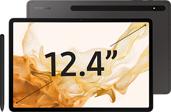 Планшет Samsung Galaxy Tab S8+, 8 ГБ/256 ГБ, Wi-Fi, графитовый