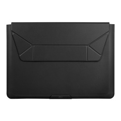 Чехол Uniq Oslo V.2 Pu для MacBook Pro 14", leaather, черный OSLO(14)-JETBLACK