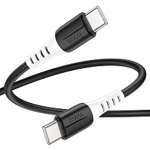 Кабель Hoco X82 Type-C to Type-C 60W 1м, черный