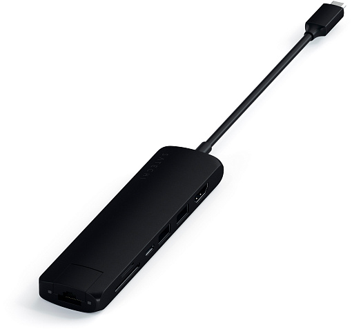 Адаптер Satechi USB-C Slim Multiport with Ethernet