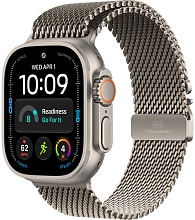 Apple Watch Ultra 4 (2026) 49mm Natural Titanium Case with Natural Titanium Milanese Loop Small