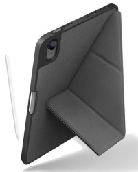 Чехол UNIQ CAMDEN для iPad Mini 2021, черный (PDM6(2021)-TRSFGRY)