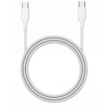 Кабель PITAKA USB-C - USB-C в оплетке, белый (FB2302W)