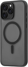 Чехол uBear Cloud Mag Case силк-тач с MagSafe для Apple iPhone 16 Pro Max, черный (CS434BL69PMT-I24M)