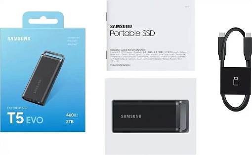 Внешний диск SSD Samsung T5 EVO 2/4/8Tb