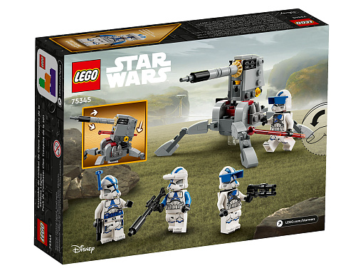 Конструктор LEGO Star Wars 75345 Боевой набор клонов 501-го легиона