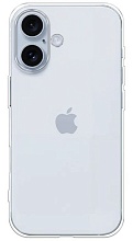 Силиконовый чехол для iPhone 17, прозрачный