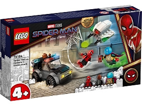 Конструктор LEGO Super Heroes 76184 Человек-паук против атаки дронов Мистерио