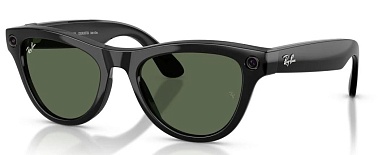 Умные очки Ray-Ban Meta Skyler (Gen2) RW4014, Shiny Black/G15 Green (8056262721230)