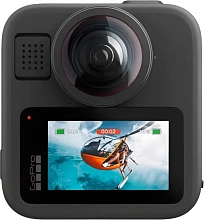 GoPro MAX 2 + Accessory Bundle - Includes 4ft (1.2m) Extension Pole, 2 1960mAh Enduro Batteries, 64GB SanDisk microSD Card, черный