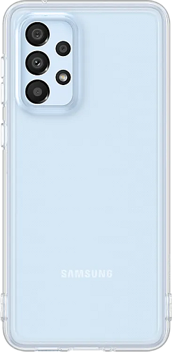 Чехол Samsung Soft Clear Cover A33 Прозрачный