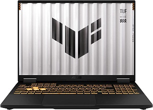 Ноутбук ASUS TUF Gaming F16 FX608JHI-TU215 (Intel Core i5 14450HX, NVIDIA GeForce RTX 5050) 16ГБ, 512ГБ SSD, noOS, черный (90NR0NA1-M00BH0)