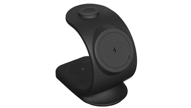 Беспроводная зарядная станция VLP Powerstand 3 in 1 для Samsung Galaxy/Buds/Watch Black, черный (7930110939378)