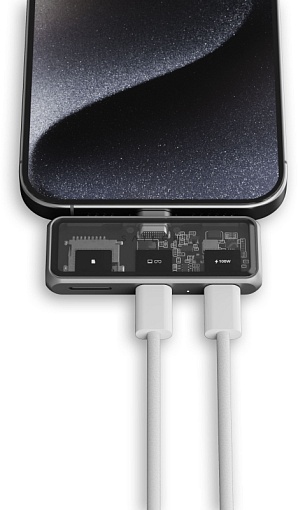 USB-концентратор Satechi Mobile XR Hub PD 100W with microSD