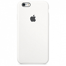 Силиконовый чехол ISA для iPhone 6/6s под оригинал, белый цвет