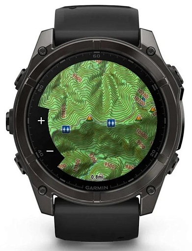 Умные часы Garmin Fenix 8 51 мм AMOLED Sapphire Carbon