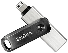 USB Флеш-накопитель SanDisk iXpand Go 128GB - USB3.0 + Lightning - for iPhone and iPad (SDIX60N-128G-GN6NE)