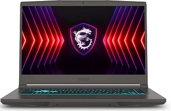MSI Thin 15 B12UC-2632XRU 15.6" (Intel Core i5 12450H, NVIDIA GeForce RTX 3050) 16ГБ, 512ГБ, noOS, серый (9s7-16r831-2632)