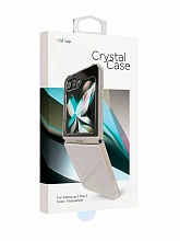 Чехол защитный "vlp" Cristal Case для Samsung Z Flip 5, прозрачный