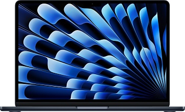 Apple MacBook Air 13 (M4, 10C/10C, 2025), 32 ГБ, 1ТБ, Midnight (Z1CY000U2) LL/A