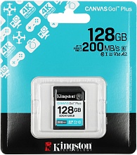 Карта памяти SDXC UHS-I U3 Kingston Canvas Go! Plus 128 ГБ, (SDG4/128GB)