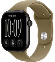Apple Watch Series 12 46mm Black Aluminum Case with Sport Band Olive