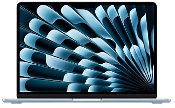 Apple MacBook Air 13 (M4, 10C/8C, 2025), 16 ГБ, 256 ГБ SSD, Sky Blue (Z1H70002T)