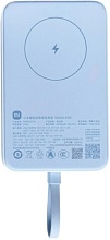 Внешний аккумулятор с беспроводной зарядкой Xiaomi Magnetic Power Bank 10000mAh 33W, голубой (WPB1007MI)