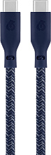 Кабель uBear Trend Cable USB-C — USB-C, 2.4 м., 140W, нейлон синий