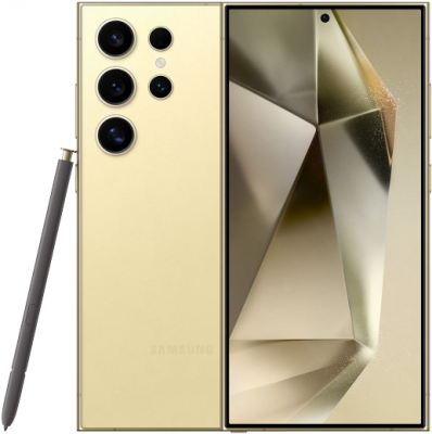 Смартфон Samsung Galaxy S24 Ultra 12/256Gb, желтый (SM-S928B/DS)
